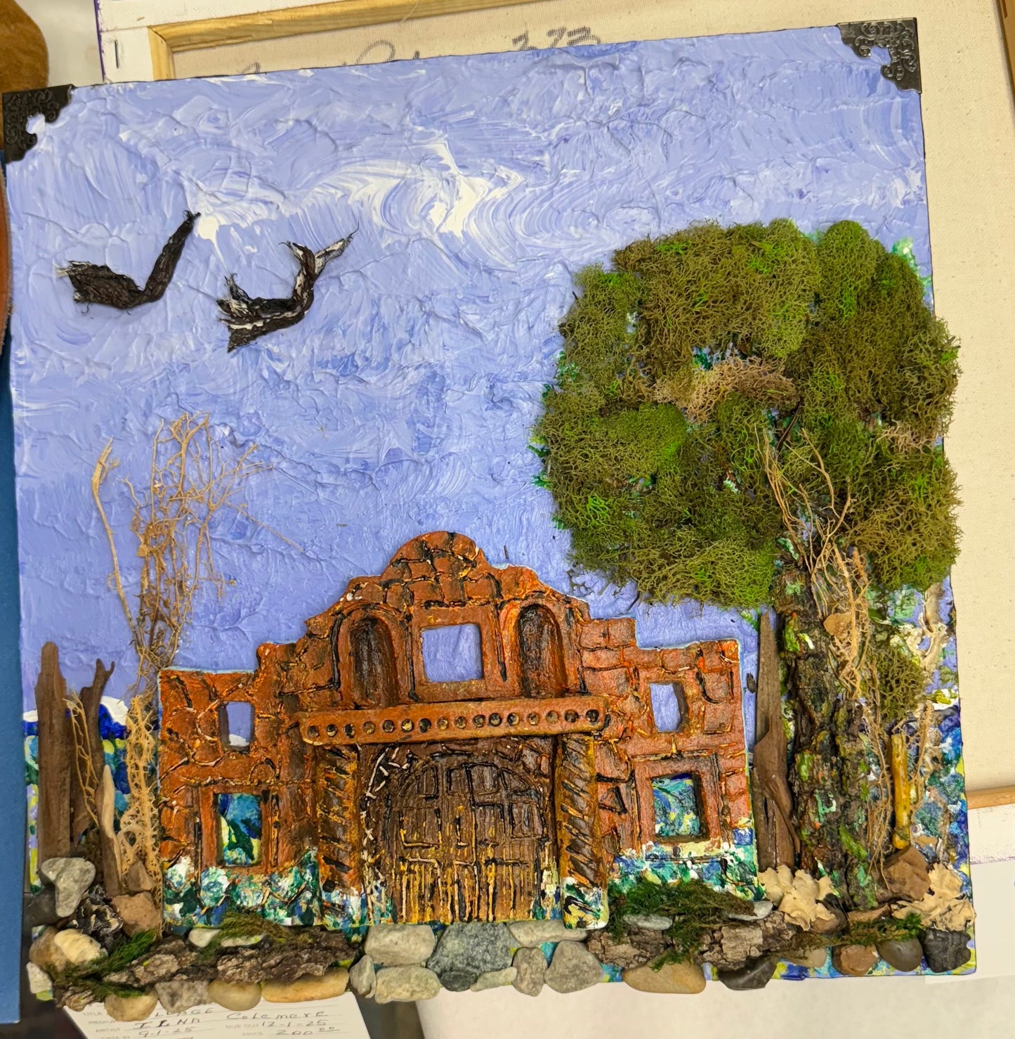 The Alamo  Original 12"x12"
