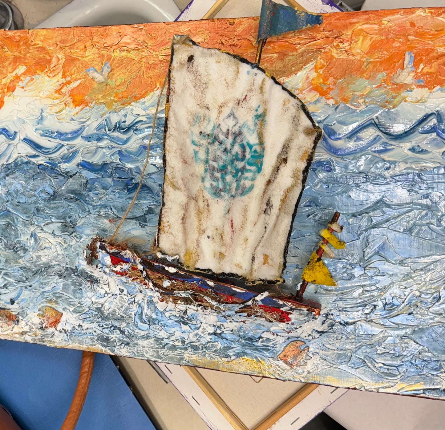 Sail Away Original 20" x12"
