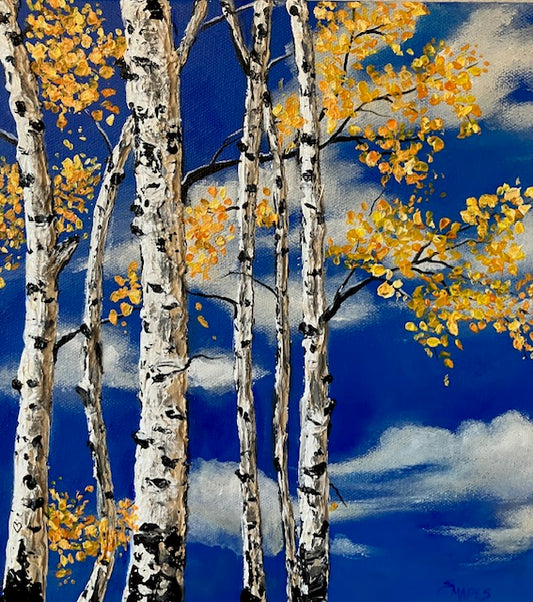 "ÁRBOL DE LOS DULCES" pintura acrílica original con técnica impasto