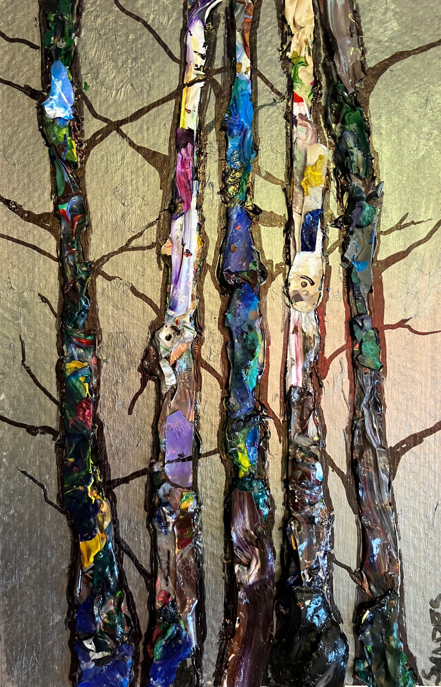 STAINED GLASS TREES SERIES