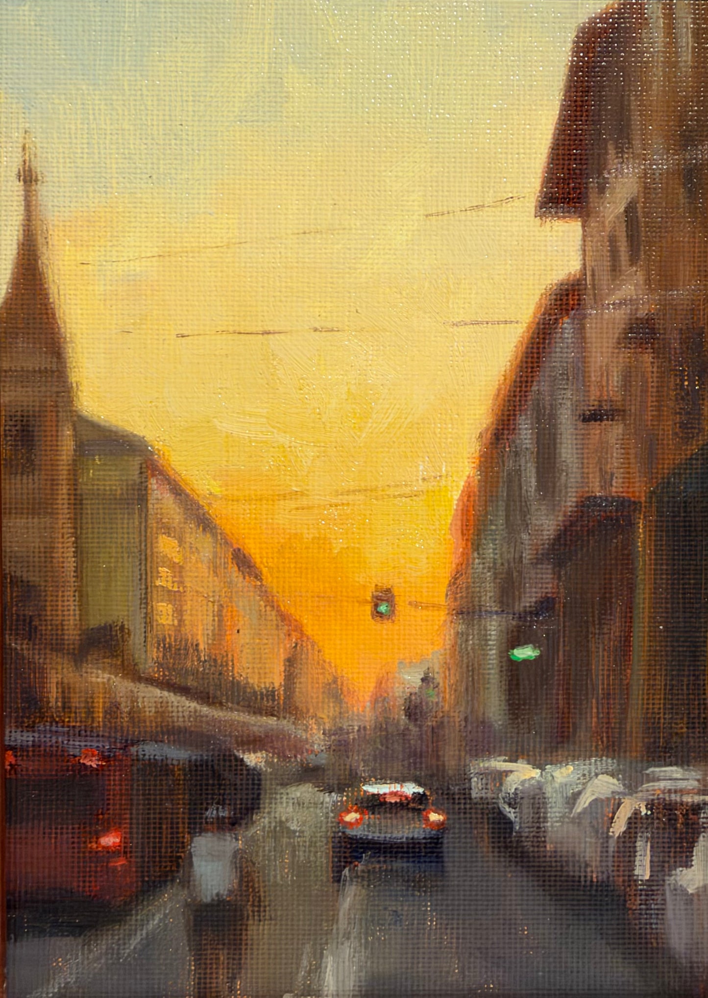 Cityscape at Sunset