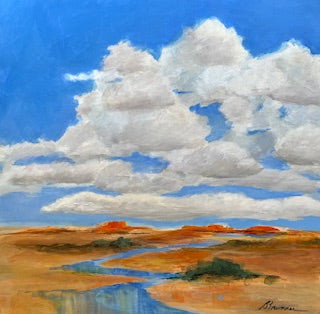 Texas Skies Acrylic Painting