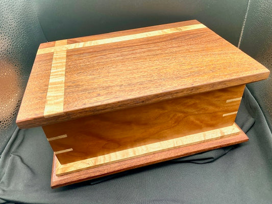 Cherry/Walnut/Flame Maple Jewelry Box