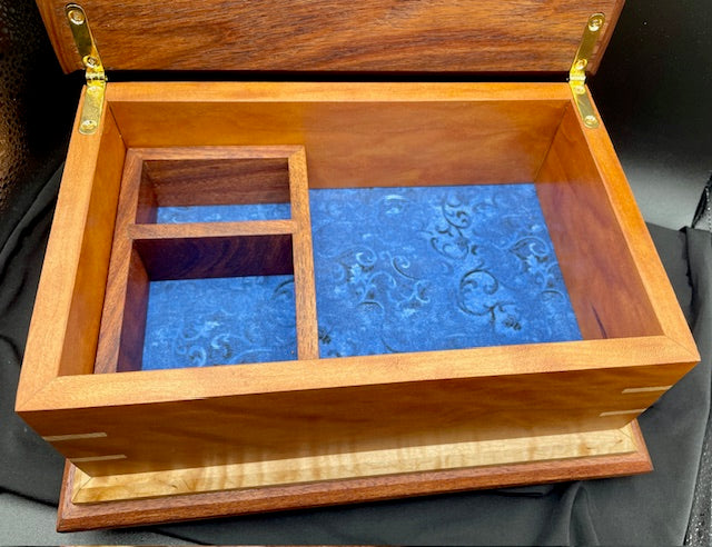 Cherry/Walnut/Flame Maple Jewelry Box