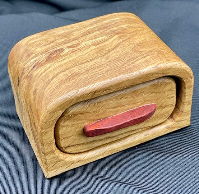 Petit oak ring box