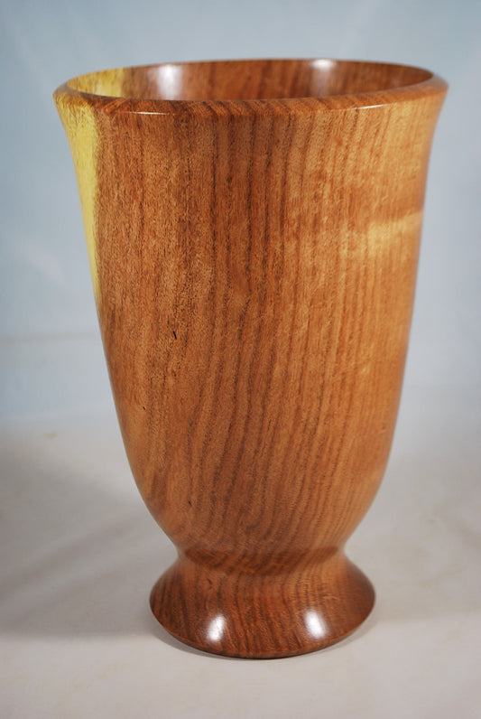 Jarrón de forma abierta - Madera de mezquite