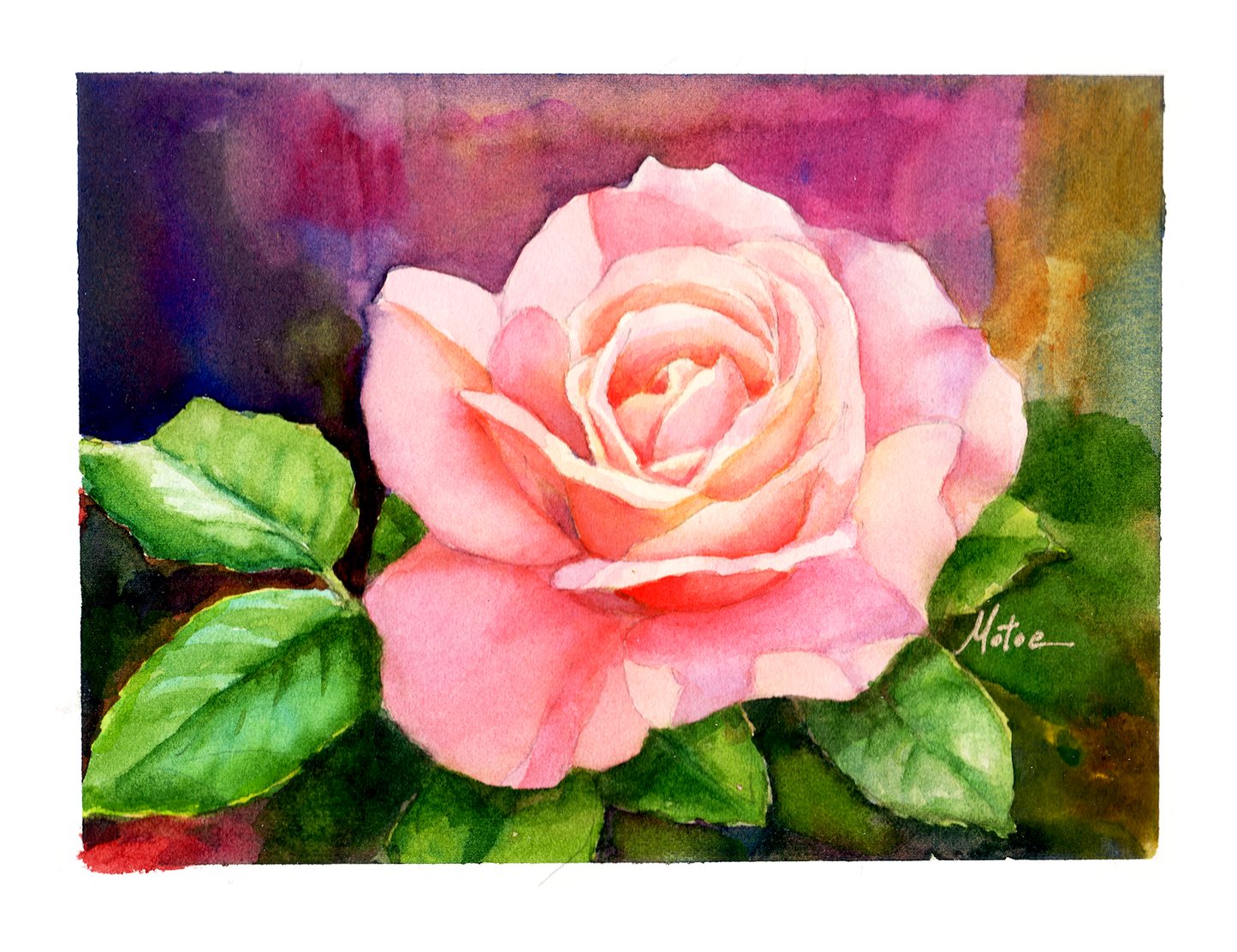 Pink Rose #1 Greeting Cards
