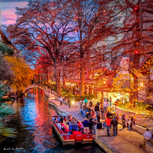 1 - Riverwalk X-mas #2 Metal Print 12x12