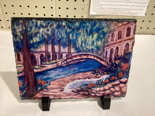 Riverwalk Day Slate reproduction