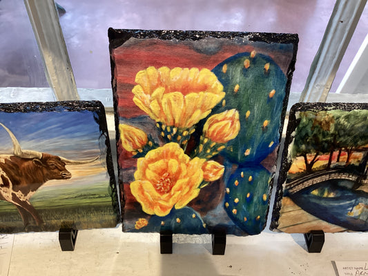 Yellow Cactus Blossom Slate 5/17