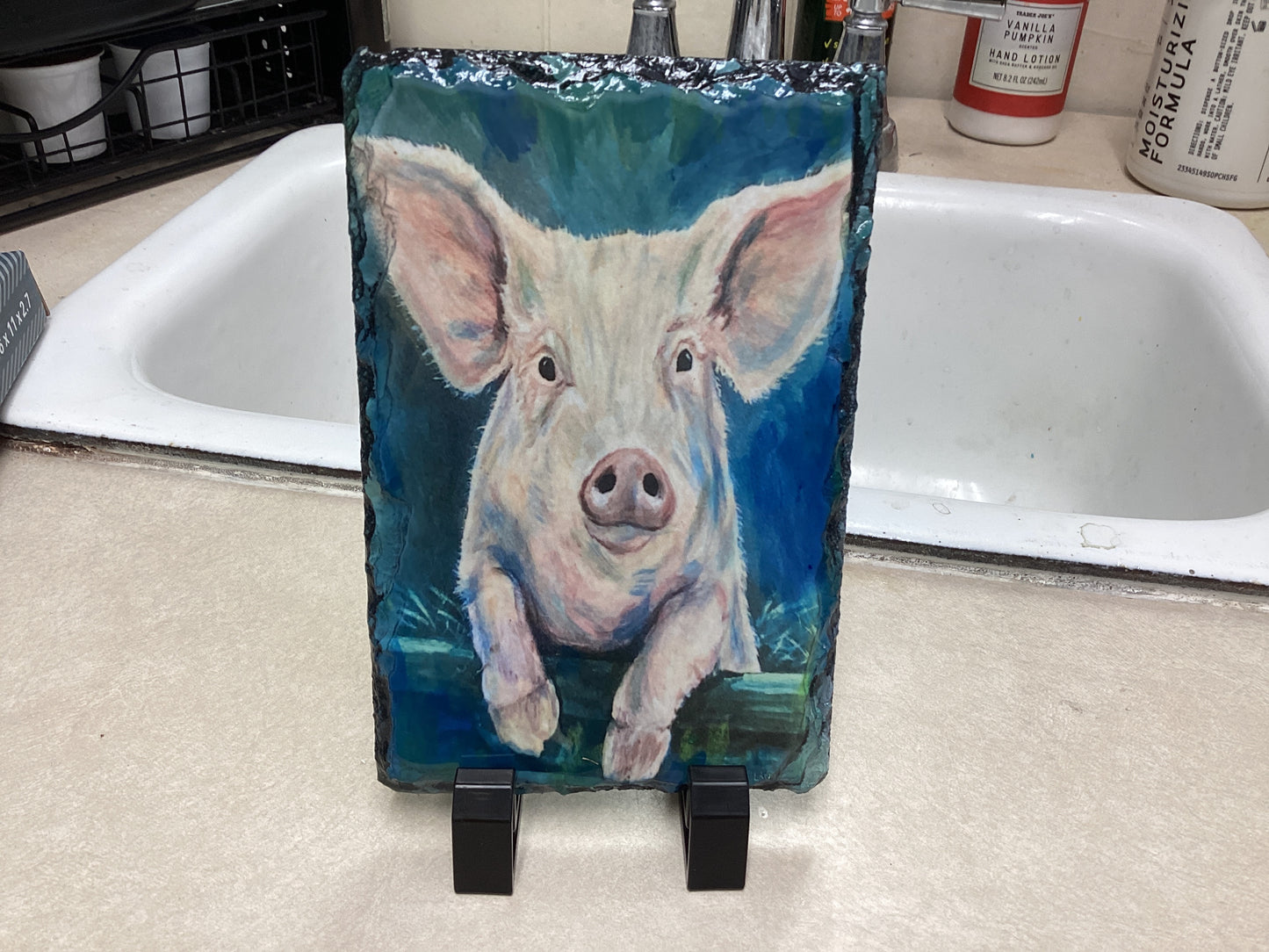 Pink Piggy Slate 6/30
