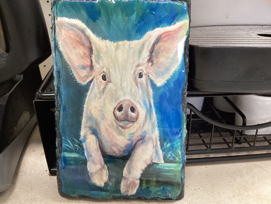 Pink piggy Slate 7/3