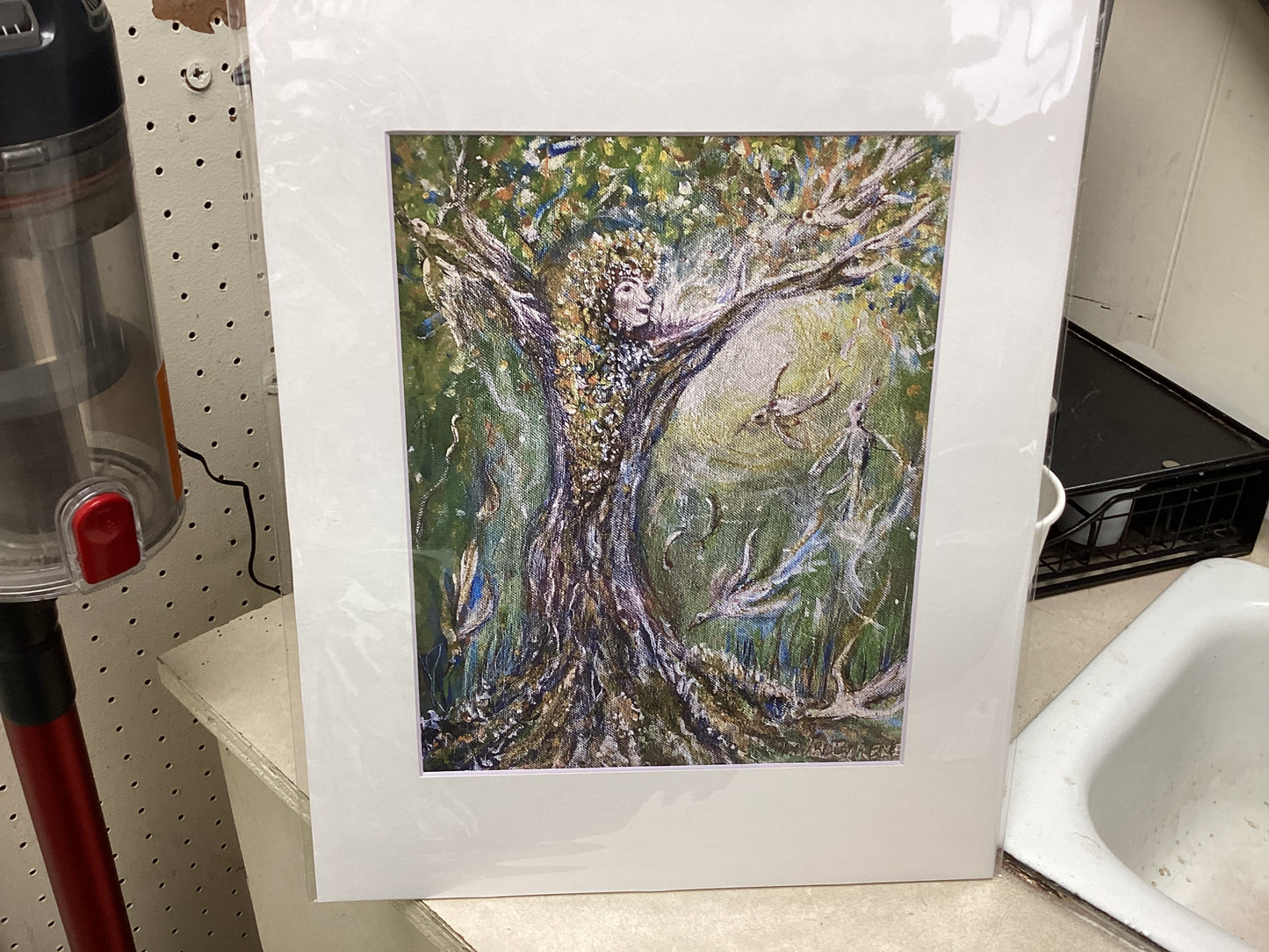 Woman Reborn Matted Print