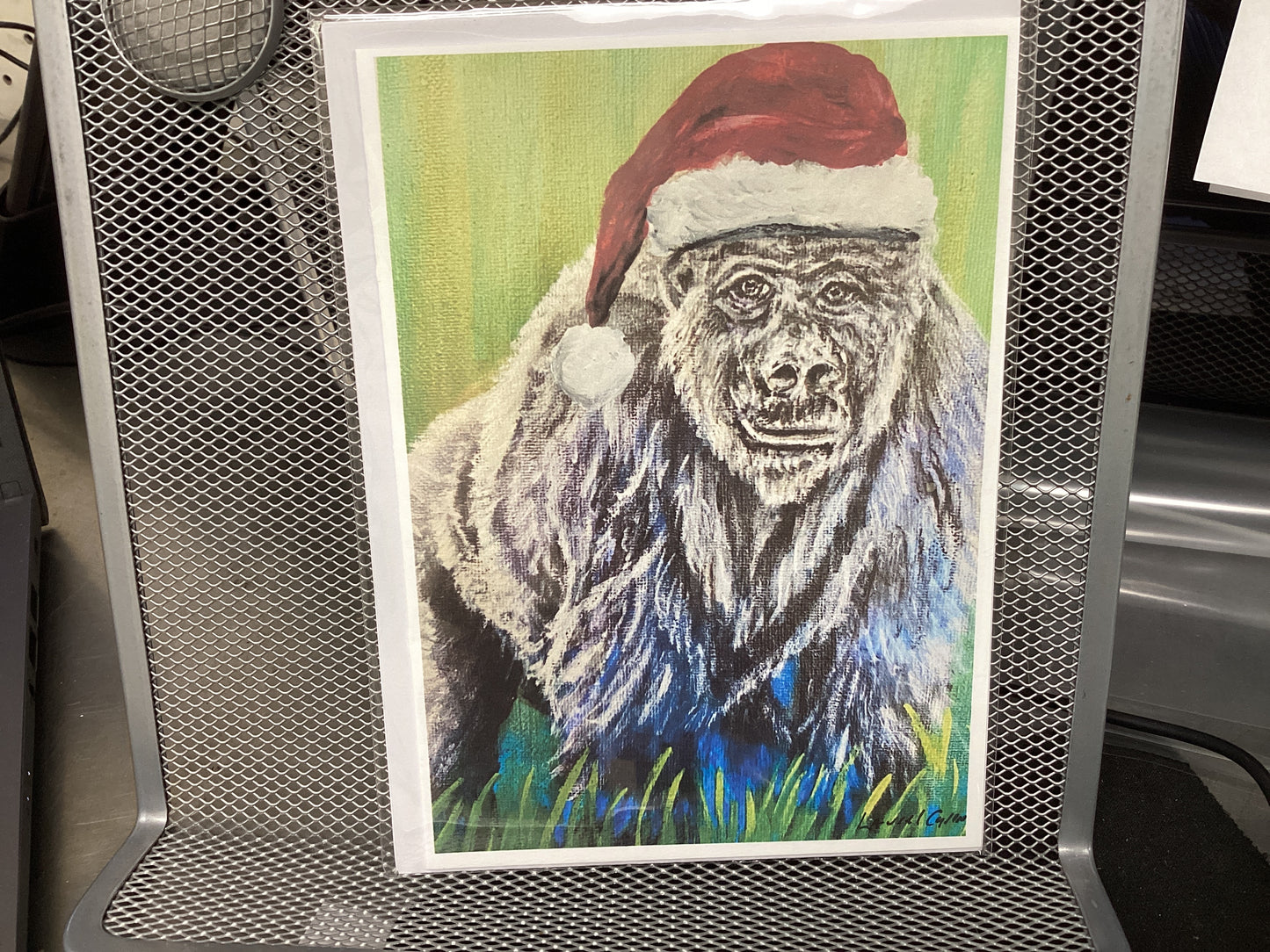 Santa Gorilla Card N23