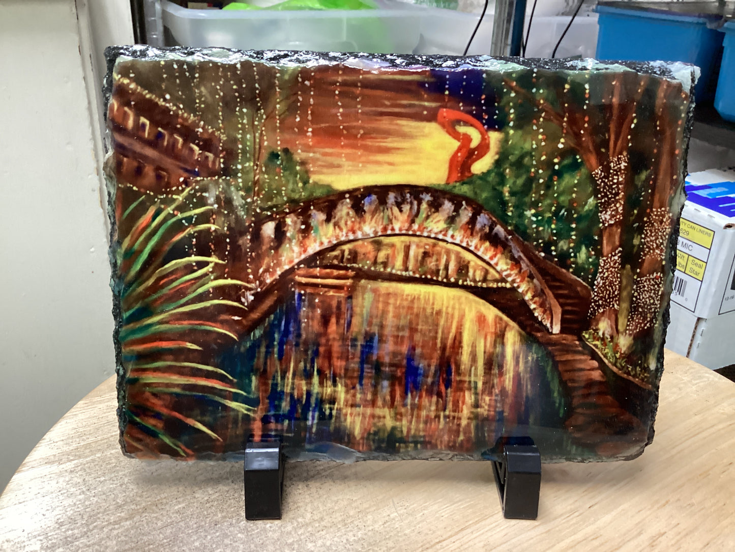 Riverwalk Christmas Slate D19