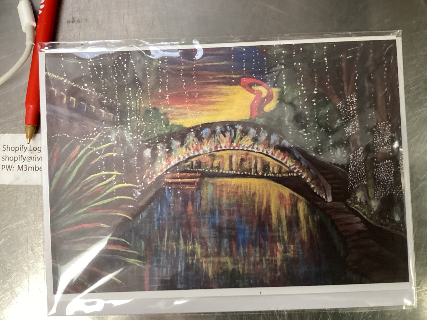 Riverwalk Christmas Card A8