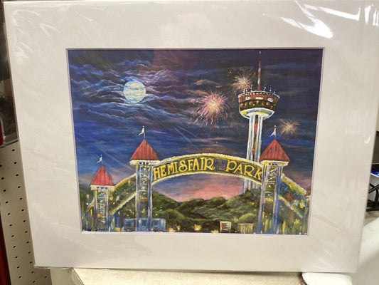 Hemis Fair Matted Print M8