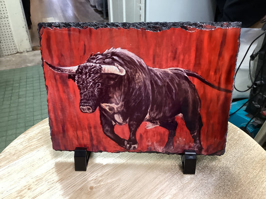Charging Bull Slate