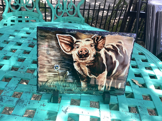 Miss piggy with Daisy Slate