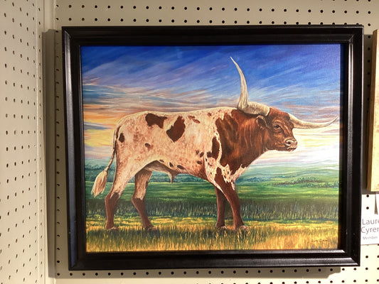 Texas Longhorn Canvas print