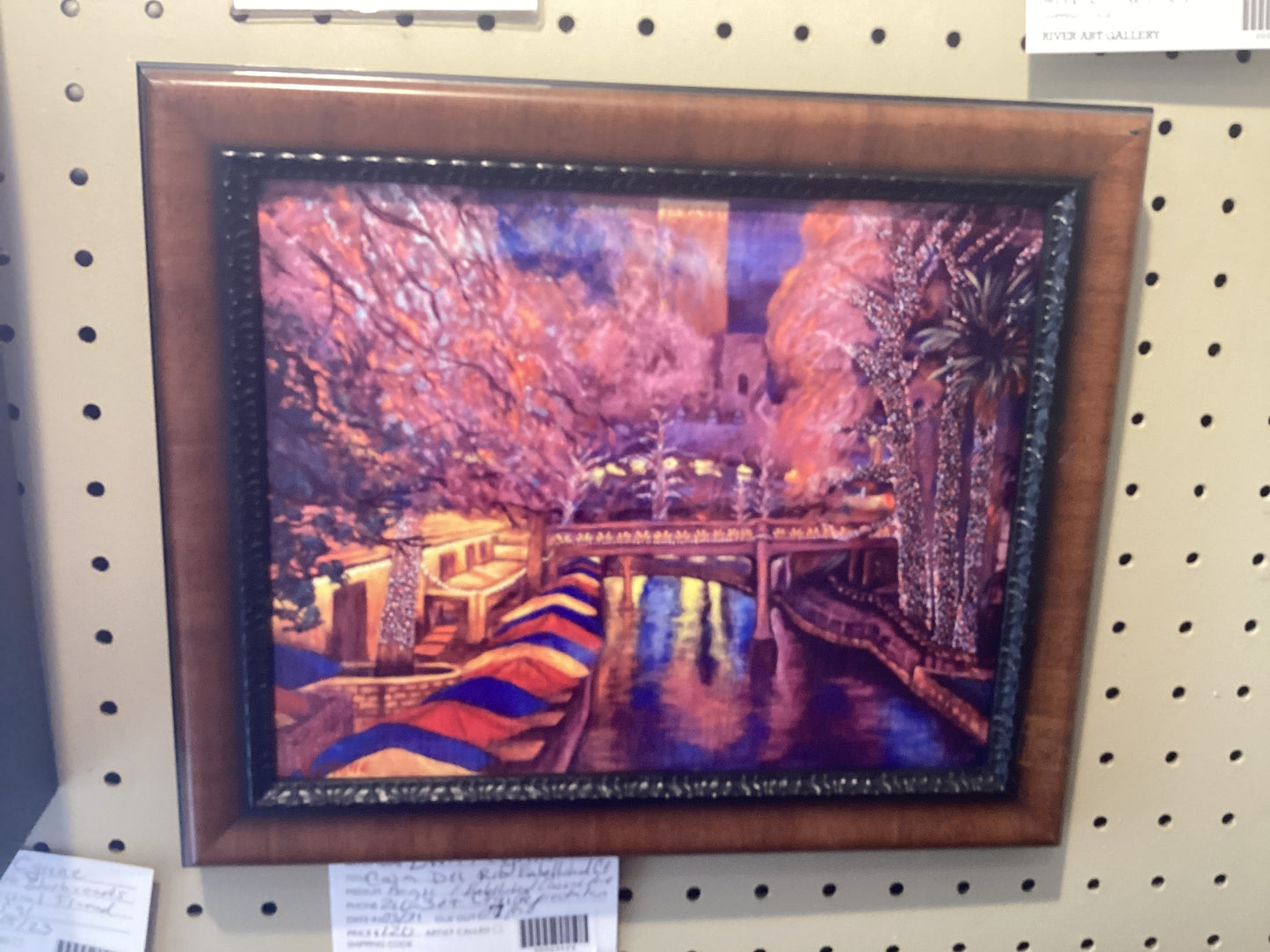 Casa Del Rio Embellished Canvas Print