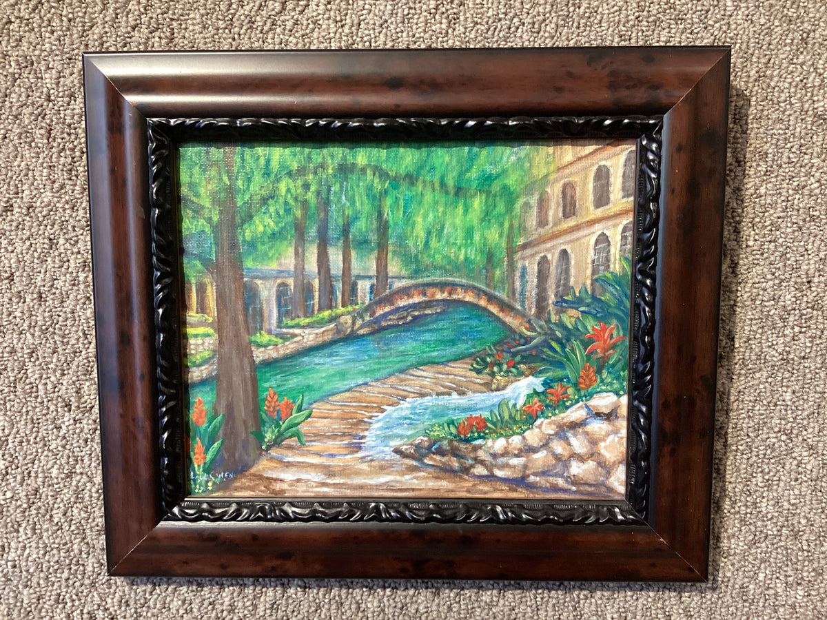 Riverwalk Day Original Painting