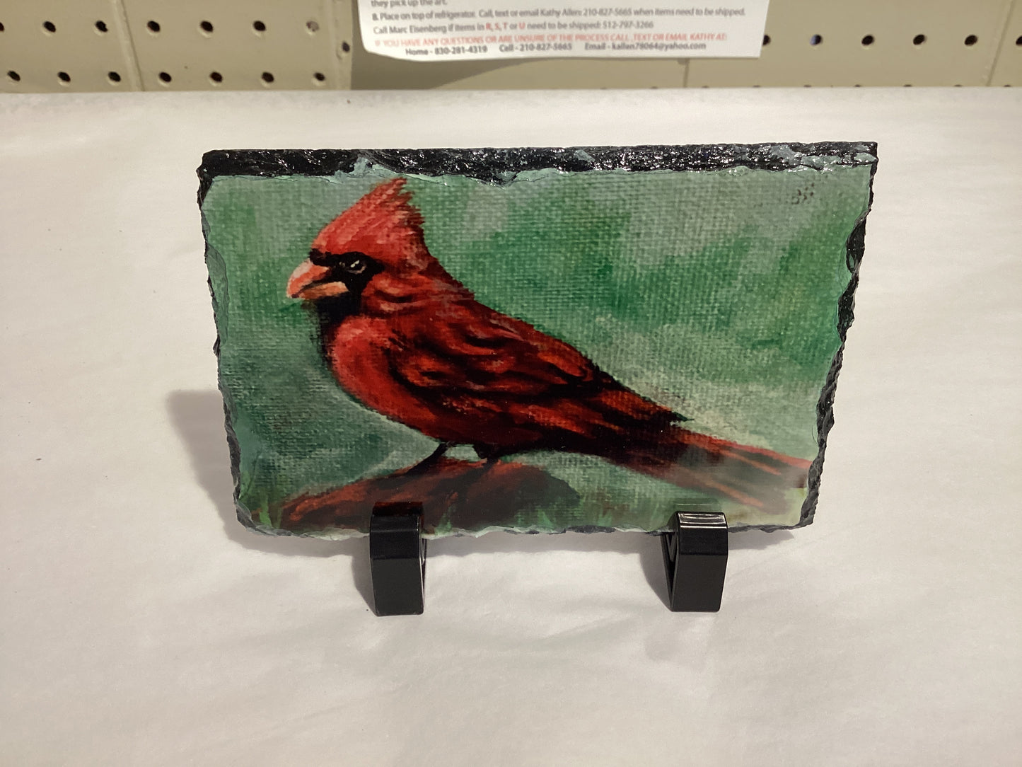 Red Cardinal Slate 8/25