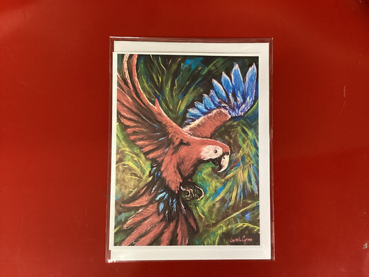 Flying Mcaw Card