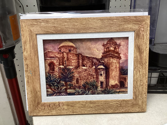 San Jose Mission Embellished framed Canvas print 6/29